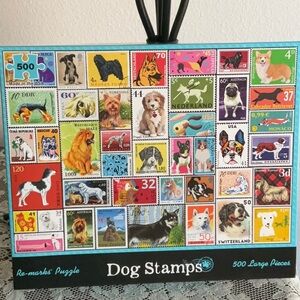 NWOT Puzzle Dog Stamps